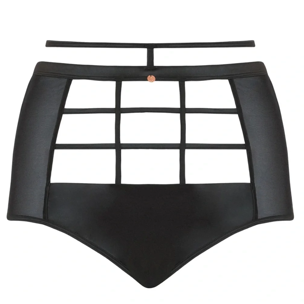 Scantilly by Curvy Kate Censored Black High Waist Brief
